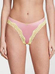 Fun & Flirty High-Leg Scoop Thong Panty offers at $21.8 in Victoria's Secret