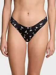 Printed High-Leg Thong Panty offers at $10.19 in Victoria's Secret