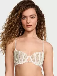 Wicked Unlined Daisy Chain Embroidery Balconette Bra offers at $46.64 in Victoria's Secret