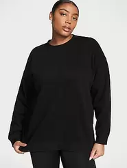 Cotton Fleece Mock Neck Pullover offers at $36.44 in Victoria's Secret