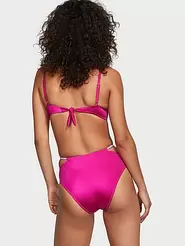 Shine Strap High-Waist Cheeky Bikini Bottom offers at $14.57 in Victoria's Secret