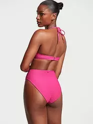 Mix & Match High-Waist Full-Coverage Bikini Bottom offers at $23.31 in Victoria's Secret