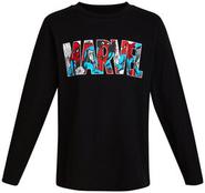 Marvel - Long Sleeve Tee - Spider-Man / Black / 4T offers at $8.98 in Toys R us