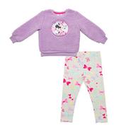 Disney Minnie Mouse - 2 Piece Combo Set - Purple and Grey - Size 5T - Toys R Us Exclusive offers at $17.98 in Toys R us