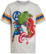 Marvel - Short Sleeve Tee - Avengers / Grey / 4T offers at $8.98 in Toys R us