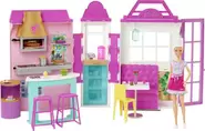 Barbie Cook 'n Grill Restaurant Doll & Playset with 30+ Pieces offers at $79.98 in Toys R us