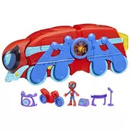 Marvel Spidey and His Amazing Friends Spider Crawl-R 2-in-1 Headquarters Playset, Preschool Toy with 2 Modes, Lights, Sounds offers at $59.98 in Toys R us