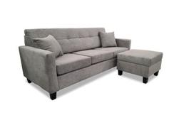 Grey 2PC Sofa & Ottoman offers at $798 in Surplus Furniture