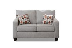 Chennay Silver Loveseat offers at $628 in Surplus Furniture