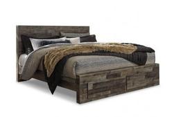 Derekson Gray King Storage Bed offers at $798 in Surplus Furniture