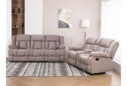 West Latte Motion Sofa&Loveseat Set offers at $2398 in Surplus Furniture
