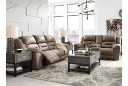 Stoneland Fossil Reclining Sofa/Loveseat offers at $2748 in Surplus Furniture