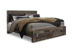 Derekson Gray King Storage Bed offers at $878 in Surplus Furniture