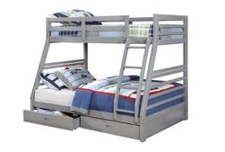 Grey Twin&Full Bunk Bed offers at $798 in Surplus Furniture
