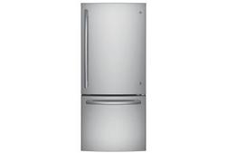 GE Stainless Steel 21 CU. FT. Refrigerator offers at $1398 in Surplus Furniture