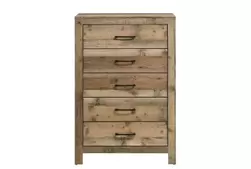 Beverly Rustic Hickory5 Drawer Chest offers at $278 in Surplus Furniture