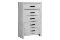 Derby Rustic White 5 Drawer Chest offers at $378 in Surplus Furniture