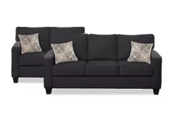 Jitterbug Gunmetal Sofa & Loveseat offers at $1158 in Surplus Furniture