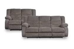 Tulen Grey Reclining Sofa & Loveseat offers at $2298 in Surplus Furniture