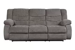 Tulen Grey Reclining Sofa offers at $1038 in Surplus Furniture