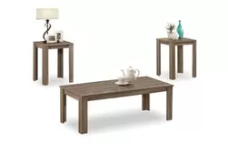 Beige & Oak 3-Piece Table Set offers at $168 in Surplus Furniture