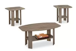 Dark Taupe 3-Piece Table Set offers at $88 in Surplus Furniture