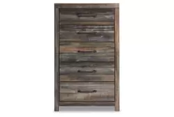 Drystan 5 Drawer Chest offers at $568 in Surplus Furniture