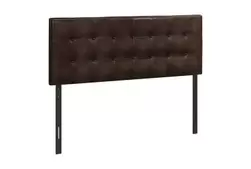 Queen Brown Leather Look Headboard offers at $98 in Surplus Furniture