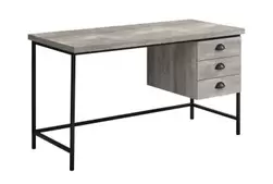 Taupe& Black Metal 55" Computer Desk offers at $298 in Surplus Furniture