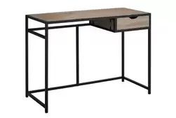 Taupe Black Computer Desk offers at $118 in Surplus Furniture