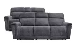 Lucie Charcoal Reclining Sofa & Loveseat Set offers at $2598 in Surplus Furniture