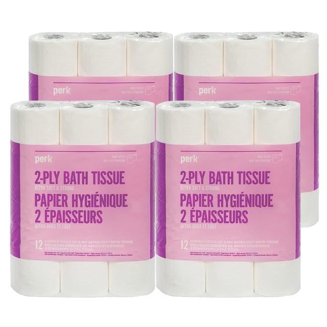 Perk 2-Ply Bathroom Tissue - 48 Pack offers at $35.99 in Staples