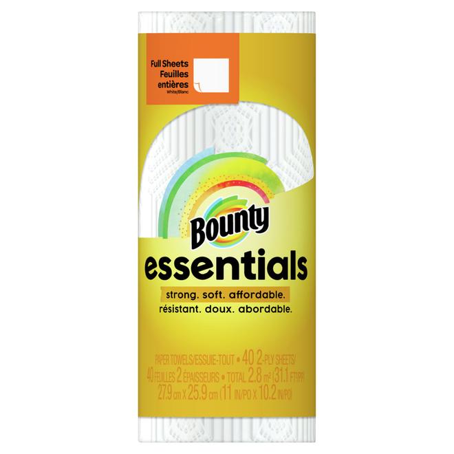 Bounty Essentials Full Sheet Paper Towels - 2 Ply offers at $2.49 in Staples