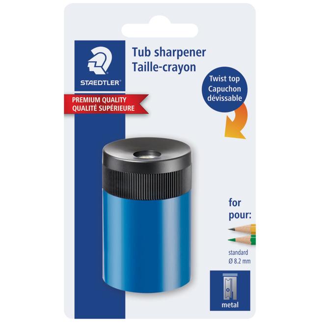 Staedtler Metal Sharpener with Cylindrical Receptacle - 1 Hole - 1 Pack offers at $4.29 in Staples