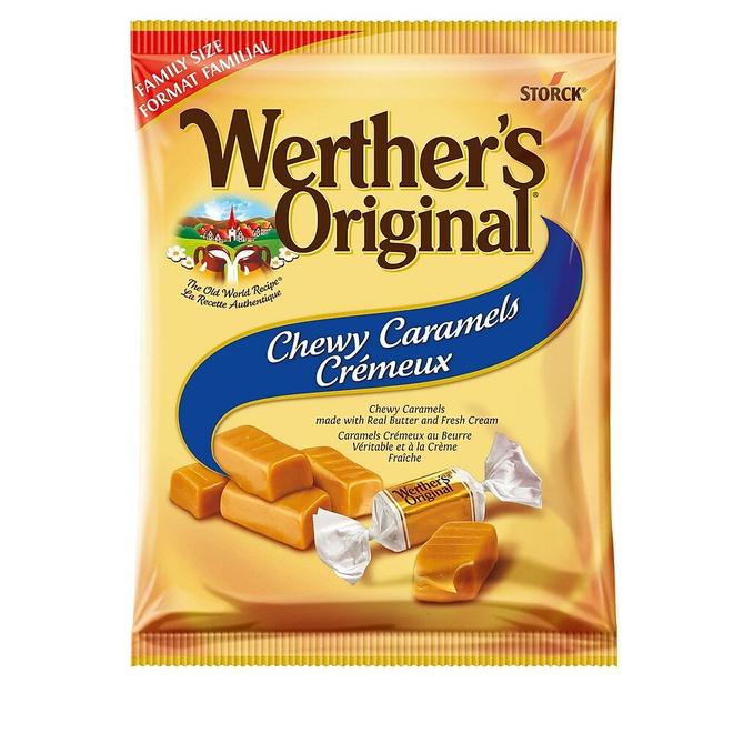 Werther's Original Chewy Caramels Family Bag - 12 pieces/245g offers at $4.99 in Staples