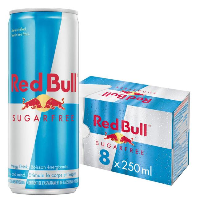 Red Bull Energy Drink - Sugar Free - 250 ml - 8 Pack offers at $21.79 in Staples