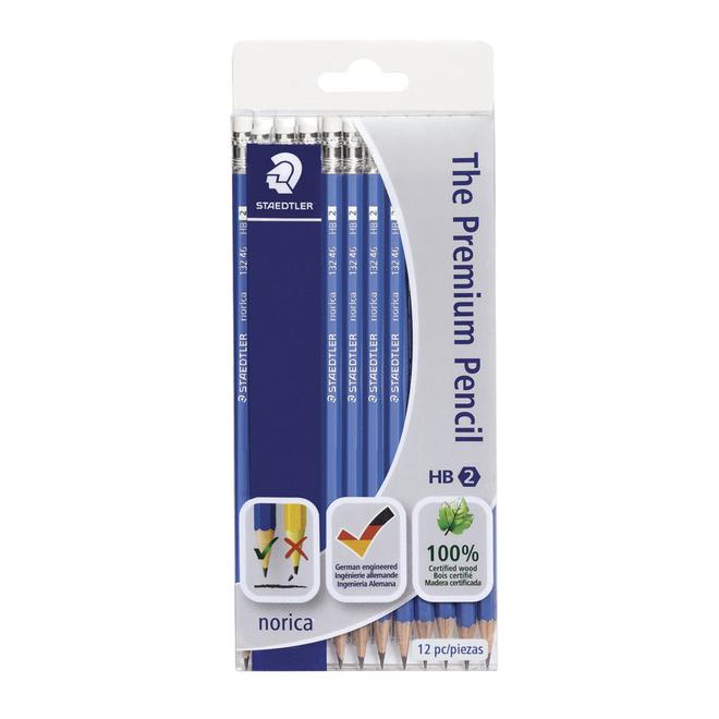 Staedtler norica - The Premium Pencil - #2 HB Woodcased Pencils - 12 Pack offers at $3.59 in Staples