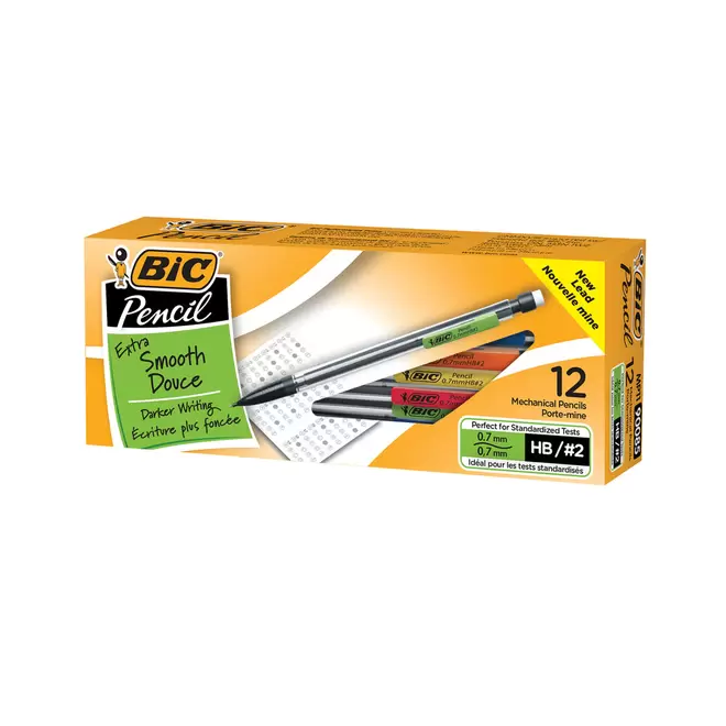 BIC Mechanical HB Pencils - 0.7mm - 12 Pack offers at $4.69 in Staples