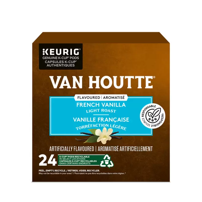 Van Houtte French Vanilla - Light Roast - K-Cup Coffee Pods - 24 Pack offers at $19.99 in Staples