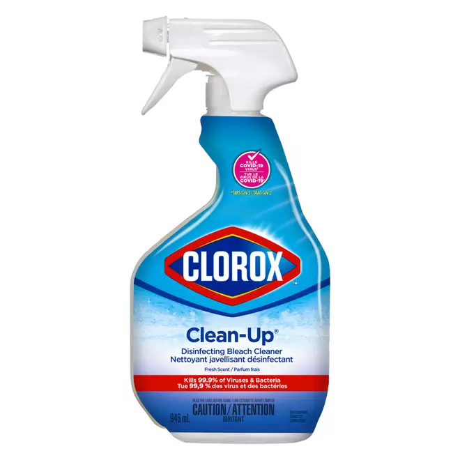 Clorox Clean-Up Disinfecting Bleach Cleaner Spray - Fresh Scent - 946 mL offers at $4.19 in Staples