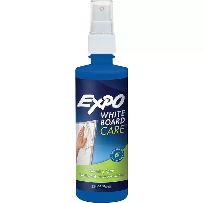 Expo Non-Toxic Whiteboard Care Cleaning Spray, 8oz offers at $4.99 in Staples