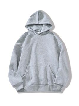 Solid Kangaroo Pocket Thermal Lined Hoodie offers at $13.49 in SheIn