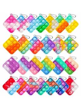 12/20/30Pcs Color Random Pop Keychain Fidget Toys , Party Favors Pop Push Fidget Toys It Keychain For Pop Toys Party Favors Sensory Toys Fidget Packs Bubble Keychain Stress Reliever Toy offers at $5.3 in SheIn