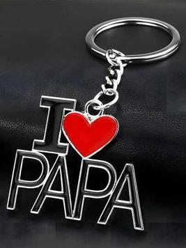 One Metal Key Chain With "I LOVE PAPA" & A Heart-Shaped Letter Pendant, Ideal Gift For Father Day Or Mother Day offers at $2.1 in SheIn