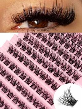 100 Clusters DIY Individual Eyelashes Soft And Natural False Eyelashes Individual DIY Eyelash Extension offers at $4.3 in SheIn