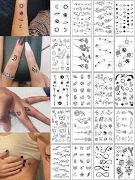 20 Sheets Creative Black Small Design Temporary Tattoo Stickers For Men And Women, Realistic Tree Branch Starry Sky Tattoo, Water-resistant, Suitable For Arm, Face, Finger And Neck Black Friday offers at $3 in SheIn