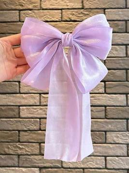 1pc Sparkly Mesh Bow Hair Clip For Girls, Multilayered Mesh Bow Hair Accessory Hairpin Suitable For Daily Use offers at $2.6 in SheIn