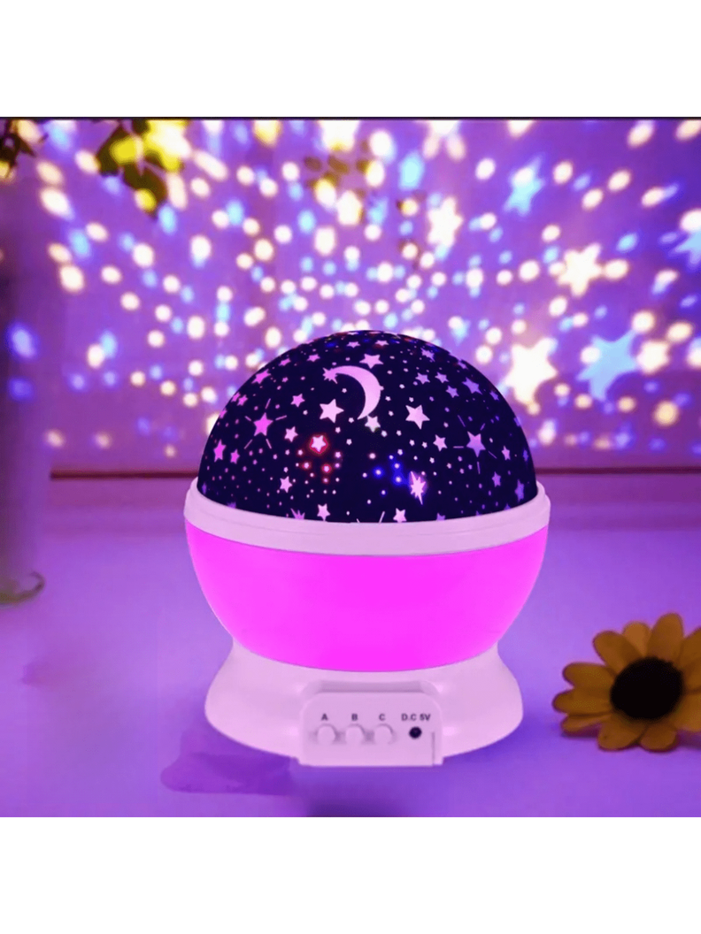 Transform Your Bedroom Into A Magical Starry Sky With This Rotating Starlight Projector Lamp! offers at $11.3 in SheIn