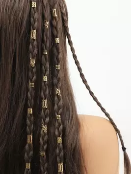 40pcs Gold Hair Loop Set, Street Style, Party Braided Hair Accessory offers at $1.76 in SheIn