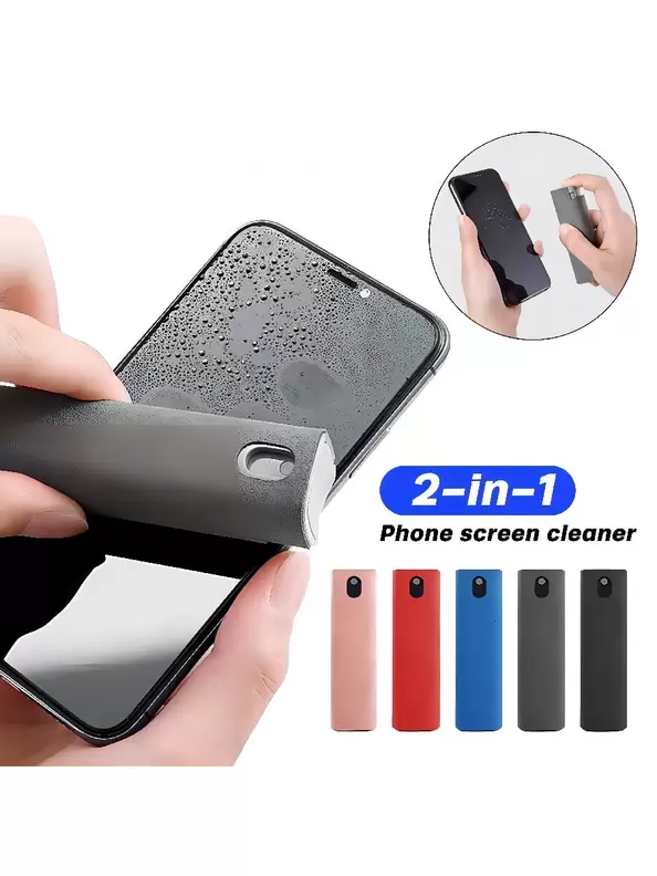 2-In-1 Convenient Screen Cleaner For Mobile Phone, Tablet, Car Display, Including Sprayer And Wiper, Delicate Spray, Removes Dirt And Grease, And Non-Irritating, Perfect For Cleaning Liquid Crystal... offers at $1.96 in SheIn